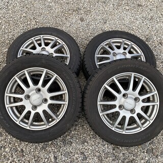 155/65R13 スタッドレスタイヤ＆アルミホイール4本セット 155&frasl;65R13 スタッドレスタイヤ＋アルミホイール 4本セット