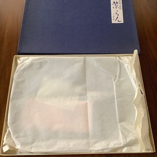 会津塗　3代目惣兵衛　漆器　紫らん　お盆の画像