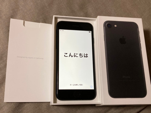 【値引可!!】SIMフリー iPhone7 128GB 黒 アップル