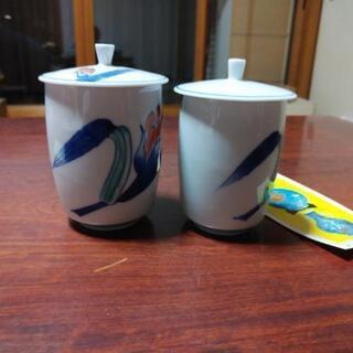 美品✨有田焼華山製夫婦湯呑み