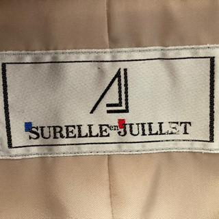 ☆そろそろ終了☆SURELLE JUILLET アンゴラ コート ベージュ 9号の画像