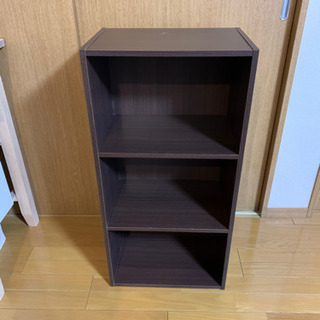 ブラウン 3段ボックス譲りますの画像