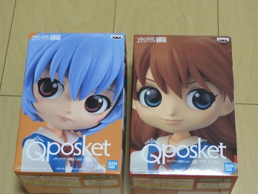 Q posket 綾波レイ \u0026 式波・アスカ・ラングレー フィギュア セット