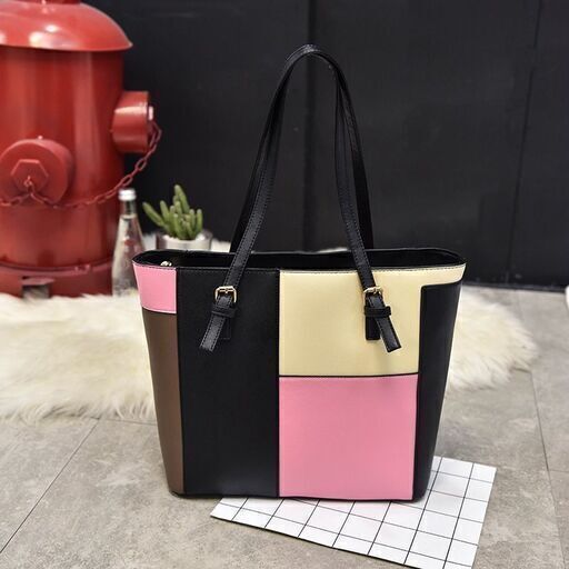 【新品】ショルダーハンドバッグ レザー 韓国風 PU レディース ジッパーポケット②