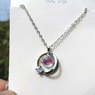 【新品】ムーンストーンネックレス レディース クリスタル グラデ...