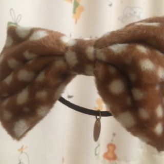 リボンヘアゴム2個セットの画像