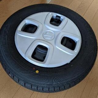 アルト　夏タイヤ　2020製バリ山　純正ホイール4本セットの画像