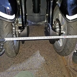 ヤマハ　トリシティ１２５　普通自動車免許　ヘルメット義務なし　トライク・側車付きオートバイ・側車付き軽二輪　フロント拡幅４６５ｍｍ　の画像