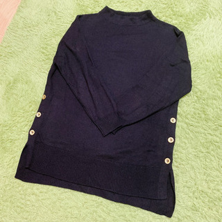 ニットチュニックワンピ♡美品♡アースミージックアンドエコロジー