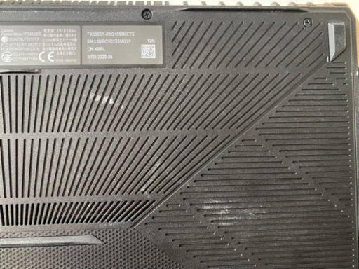 ASUS ノートPC FX505DT USキーボード