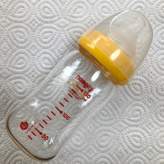 [お譲り先決定]哺乳瓶ガラス160mlの画像