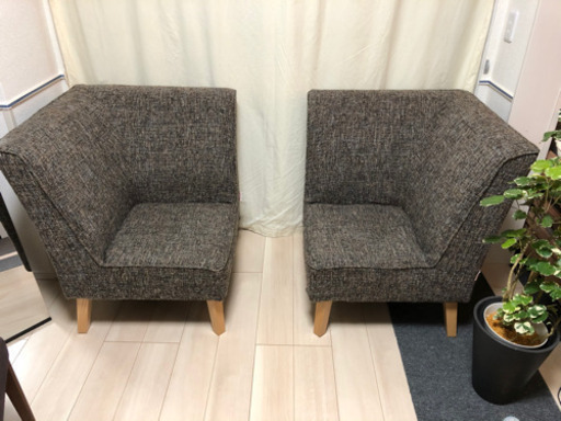 ソファ2脚セット　お取引者決定しました