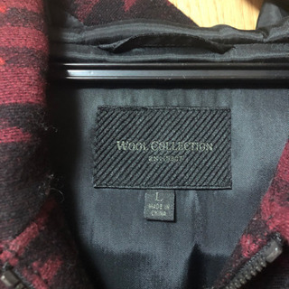 wool ダッフルコート　サイズＬの画像