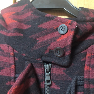 wool ダッフルコート　サイズＬの画像