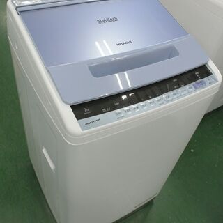 日立 7.0kg洗濯機 BW-V70C 2019年製。清掃・動作...