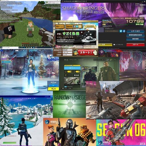 成立御礼!ライトゲーミング自作PC ﾌｫｰﾄﾅｲﾄ ﾏｲｸﾗ APEX 