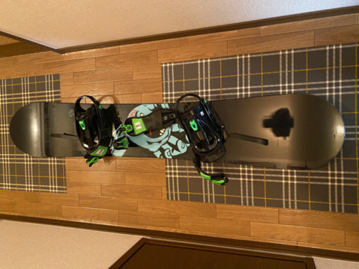 サンタクルーズ スノーボード  板 ビンディング付き