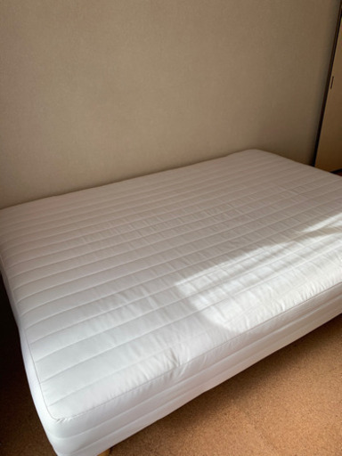 【無印良品ダブルベッド】美品:本日1/3中引き取りなら無料