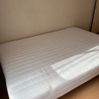 【無印良品ダブルベッド】美品:本日1/3中引き取りなら無料