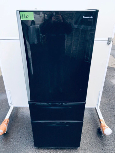 ①‼️大容量‼️160番 Panasonic✨ノンフロン冷凍冷蔵庫✨NR-C320M-CK‼️