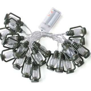 キャンプ用品 LEDストリングライト ランタン20P 