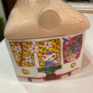 ※引き取り先決定※せともの　電車お弁当箱