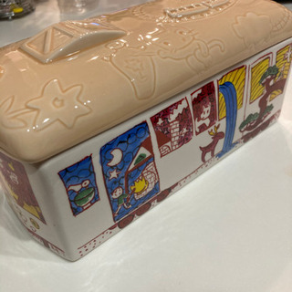 ※引き取り先決定※せともの　電車お弁当箱の画像