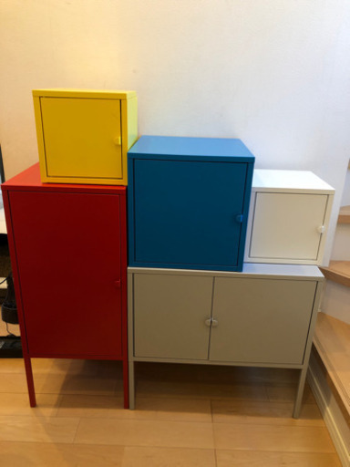 IKEA LIXHULT リックスフルト キャビネット5個セット