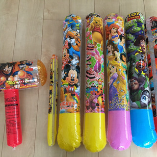 【まとめ売り7本】スティック　バルーン　ディズニー