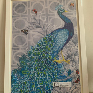 ★孔雀　ダイヤモンドペインティングアート★の画像