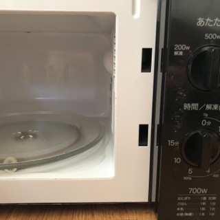 ハイアール　電子レンジ　(黒)の画像