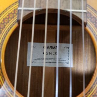 ヤマハ　クラシックギター　CG162S　の画像