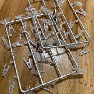 無印良品　アルミ角型ハンガー2個