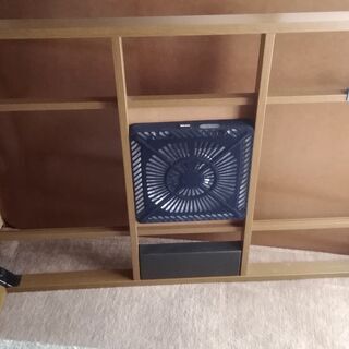 家具調こたつ　120×80　木目　高さ35.5（＋5）の画像