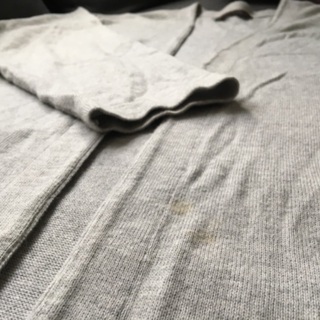 春先用のロングカーディガン(グレー)の画像