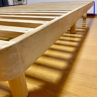 無印シングルベッドフレーム  無料で譲りますの画像