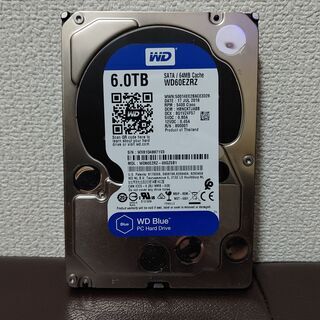 WD60EZRZ　6TB HDD　③