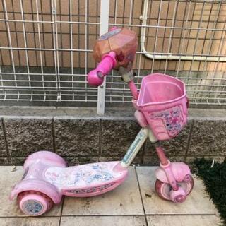 女の子用キックボード