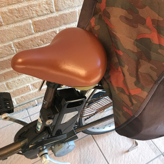 電動自転車　バッテリーほぼ新品　子供乗せ付きの画像
