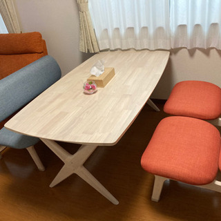 （お取引予定者様決まりました）ダイニングテーブルセットを売ります。の画像