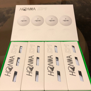 【新品/未使用】HONMA D1  1ダース　12個　白
