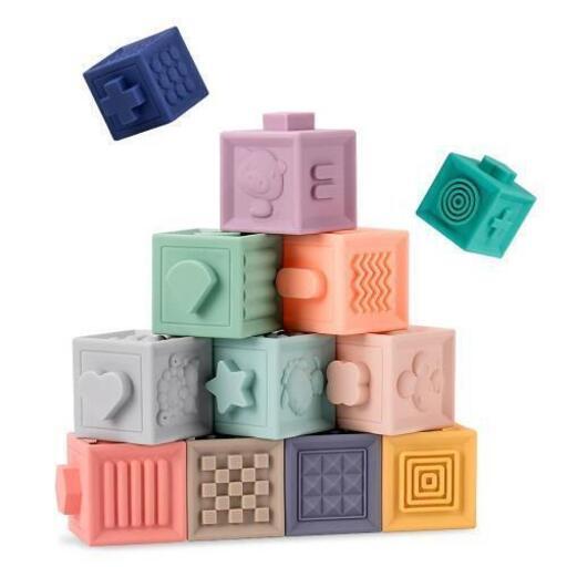 知育玩具 ベビー ソフトブロック