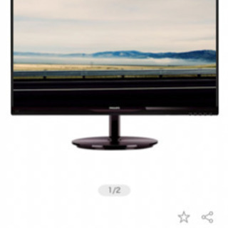 23インチ　PHILIPS　パソコンモニターの画像