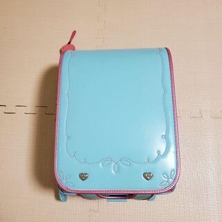 女の子ランドセル　水色　ふわりぃ