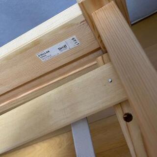 IKEA　ダブルベッドフレーム　すのこセットの画像