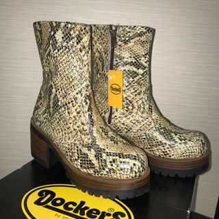 パイソン柄♡ショートブーツ 23cm