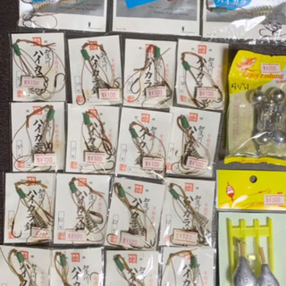 【既に進行中】釣具ハイカラ鈎 など２１点セット 未使用品