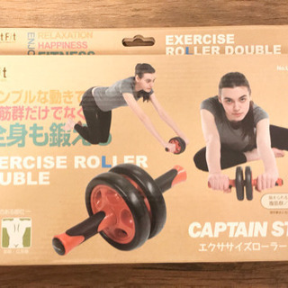 【新品、未使用】腹筋ローラー　CAPTAIN STAGの画像