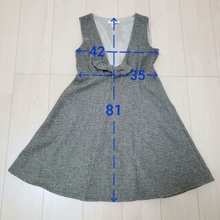 titty&Co. 千鳥格子 ジャンパースカートの画像