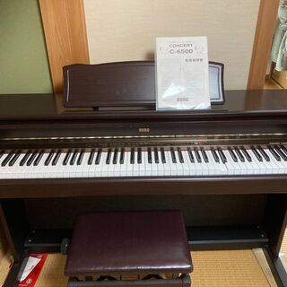 【値引きしました】手渡し可！　電子ピアノ　KORG CONCERT C-6500の画像
